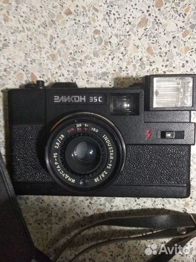 Фотоаппарат Эликон 35с советский плёночный