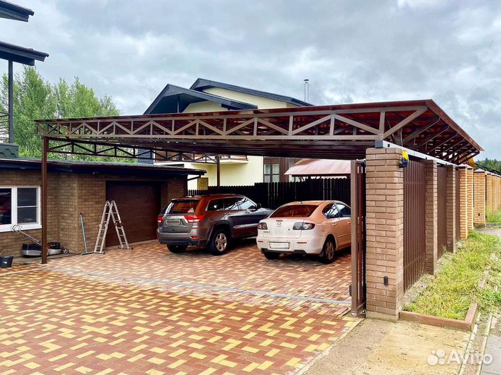 Навес для дачи