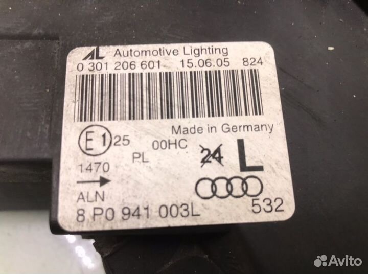 Фара 0301206601 Audi A3 8P (2003-2012)
