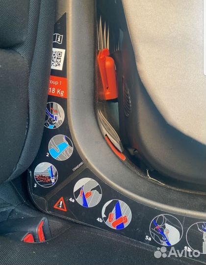 Автомобильное кресло chicco go one 9-18кг