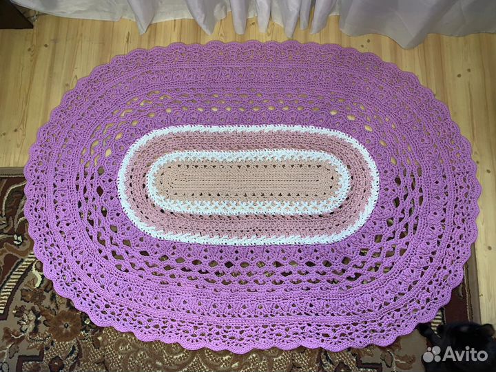 Ковер из трикотажной пряжи 175 на 122