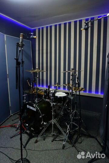 Запись Барабанов. Студия звукозаписи