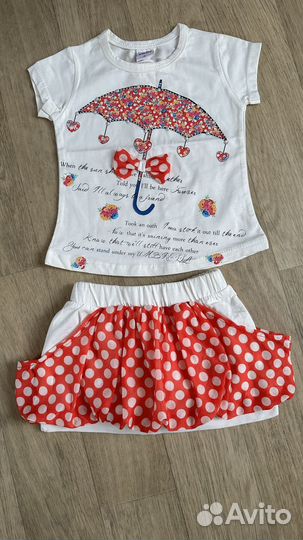 Футболки, костюм, платья для девочки