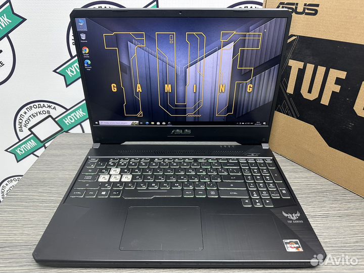 Asus TUF 8 ядер Ryzen 5-3550H 16G GTX1650 SSD+1000