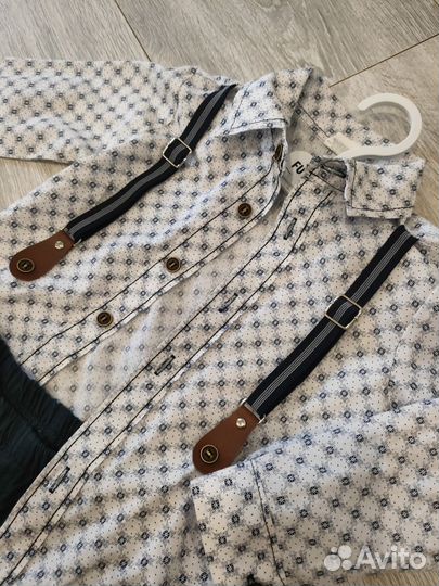 Костюм для мальчика рубашка брюки 92