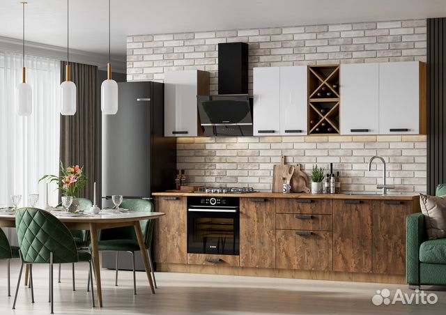 Кухня Пасадена бюджетная модульная, любой размер