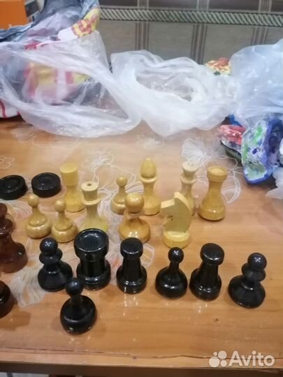 Шахматы, шашки потеряшки дерево