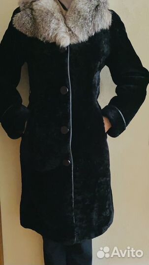 Шуба мутоновая р.42