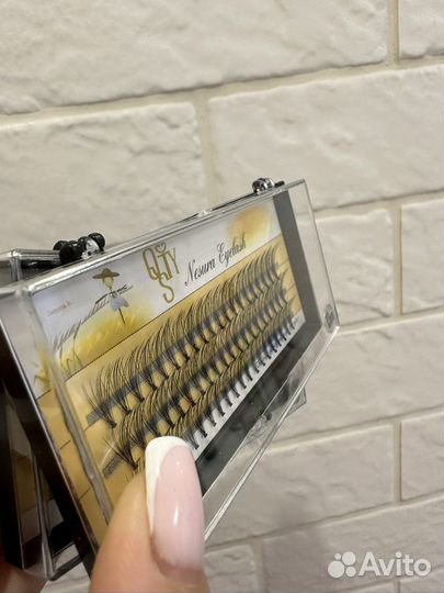 Ресницы пучки прямые для эффекта стрелки