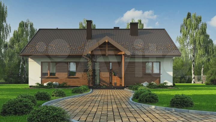 Дом 120 м² на участке 10 сот.