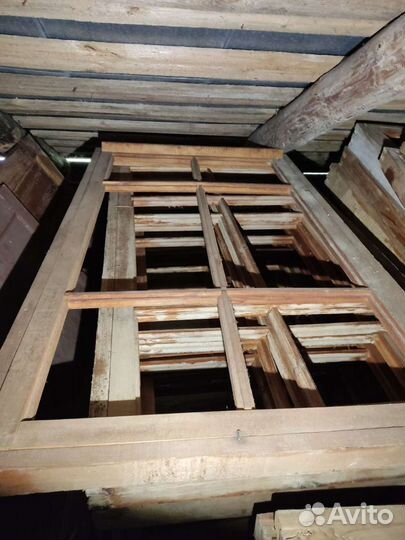 Деревянные оконные рамы новые 167х97 двойная