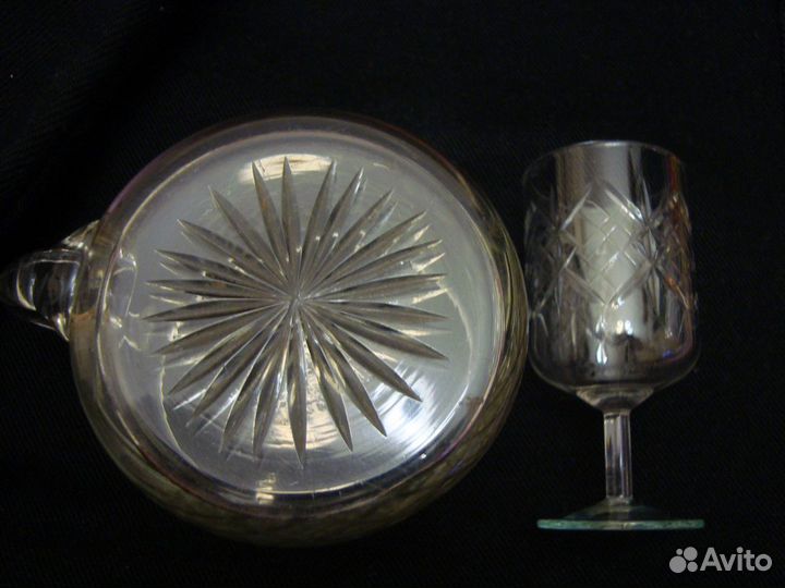 Cтеклянная рюмочка времен СССР