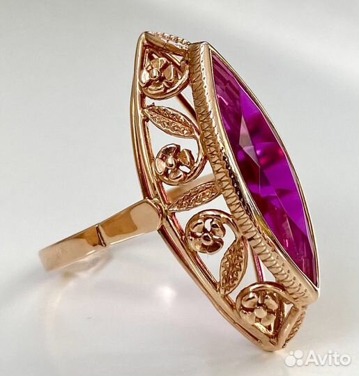 Золотое кольцо «Маркиз» 583 пробы СССР