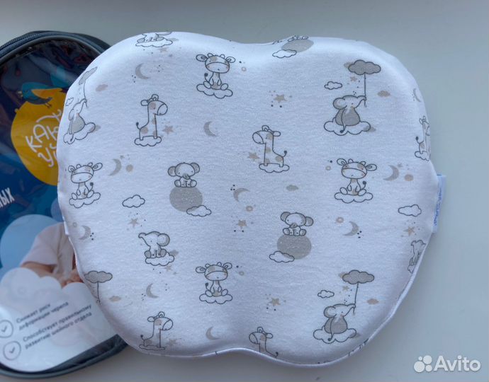 Подушка для новорожденных с эффектом памяти