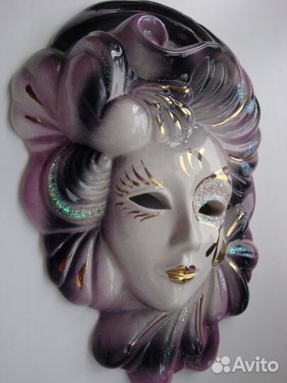 Венецианская маска керамическая 