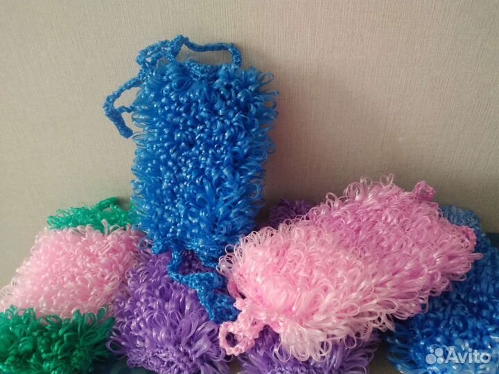 Мочалка ручной работы