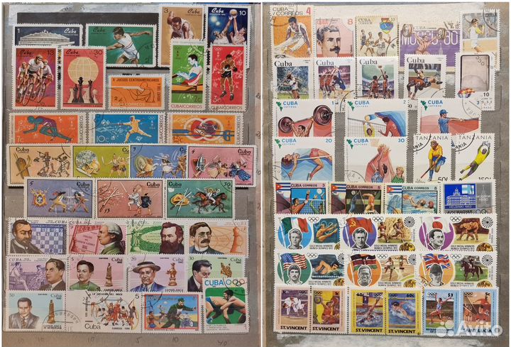 Коллекция почтовых марок Спорт