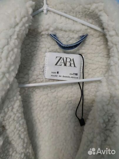 Куртка свитер кенгуру Zara на девочку 116