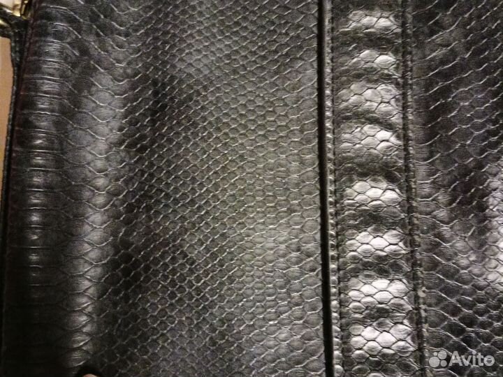 Мужской кожаный портфель бу Италия