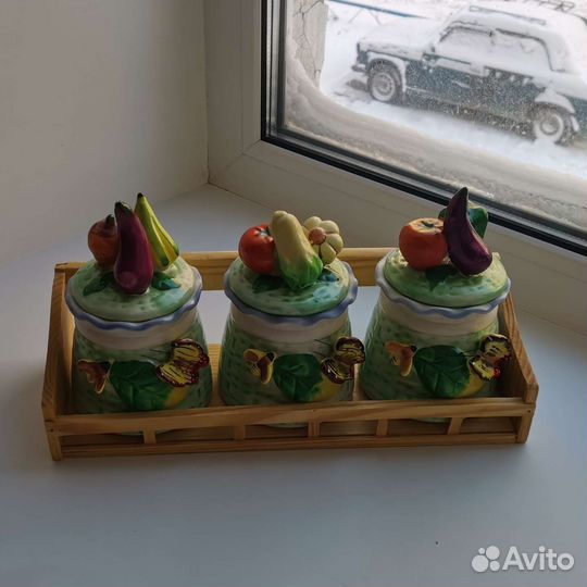 Набор банок для специй