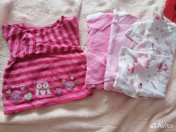 Вещи пакетом на девочку от 4 до 6 месяцев