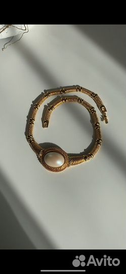 Колье винтажное Carolina Herrera