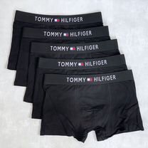 Черные трусы Tommy Hilfiger 5 штук