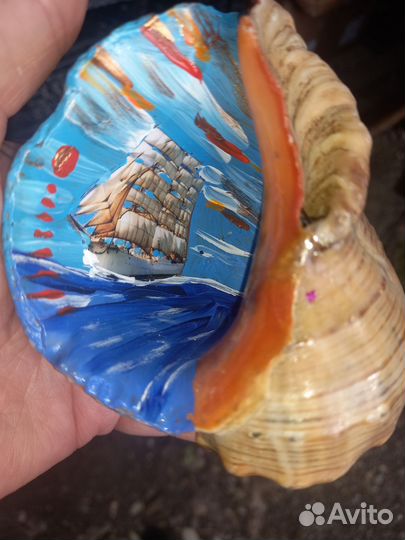 Рапан декупаж