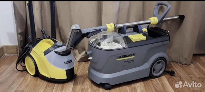 Пылесос Karcher puzzi 10 и Пароочиститель SC5