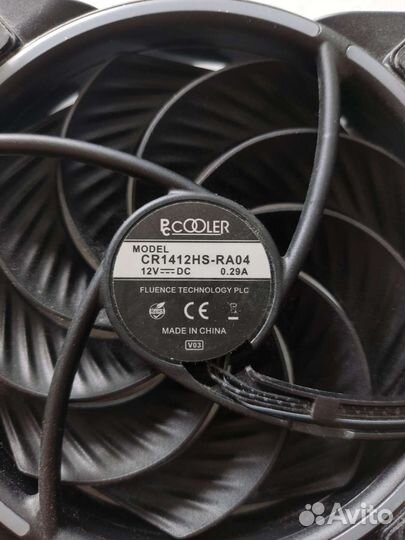 Вентилятор PCCooler corona MAX RGB 140x140 78CFM