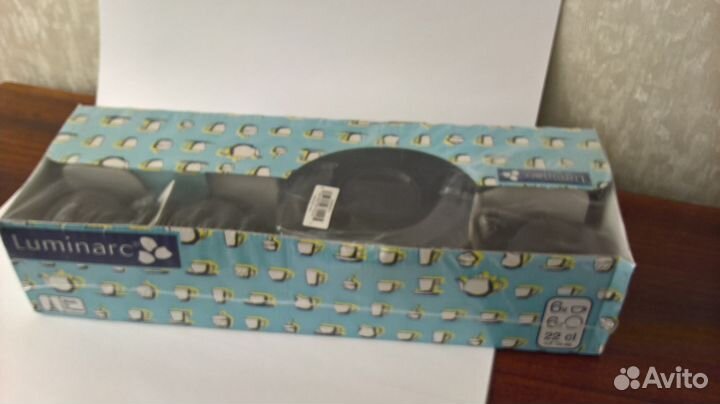 Сервиз Luminarc новый, в упаковке 220 мл. - 6 шт