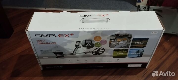 Металлоискатель nokta makro simplex plus бу