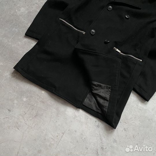 Dirk Bikkembergs Шерстяное Пальто Оригинал