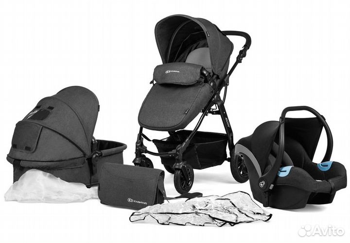 Коляска Kinderkraft Moov 3 в 1