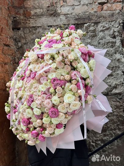 201 пионовидная роза / кустовые розы