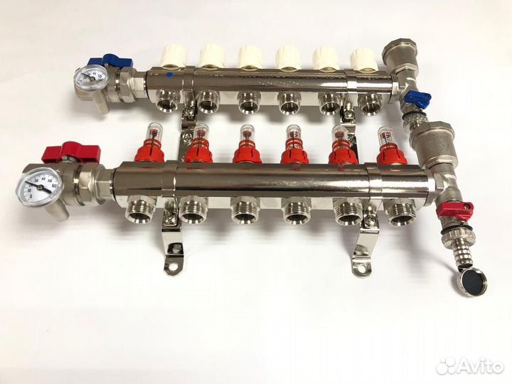 Коллекторная группа с расходомерами 1