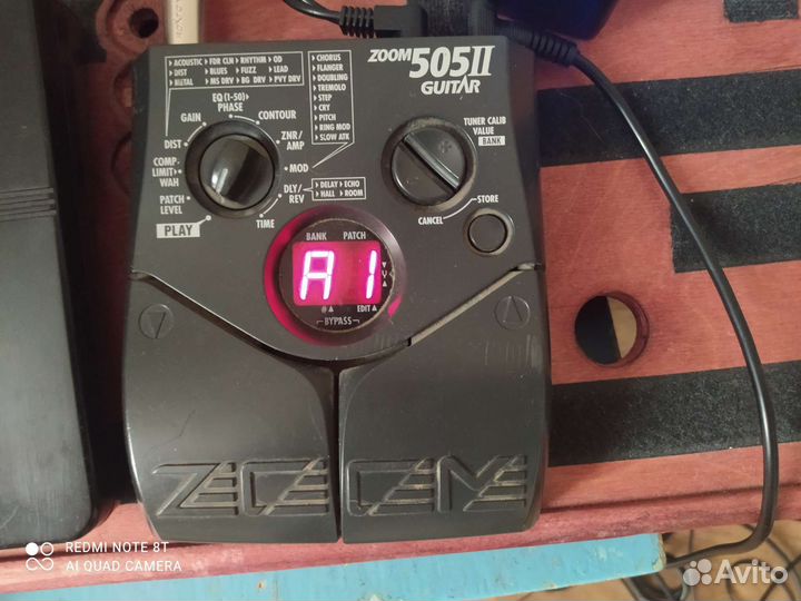 Гитарный процессор zoom 505ll
