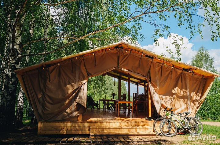 Тенты палатки шатры для глэмпинга