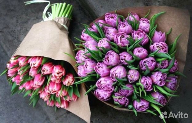 Букет Тюльпанов, цветы