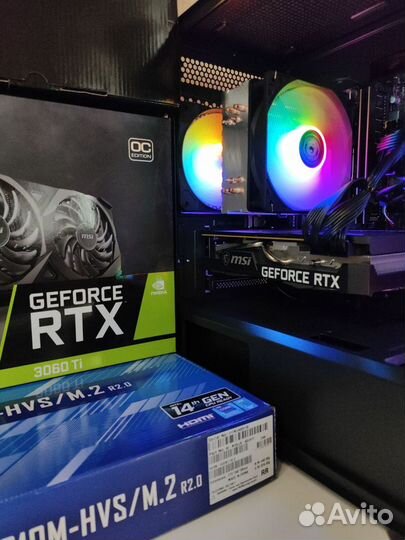 Игровой пк: RTX 3060ti / i5 12400f