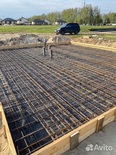 Фундамент плита под ключ