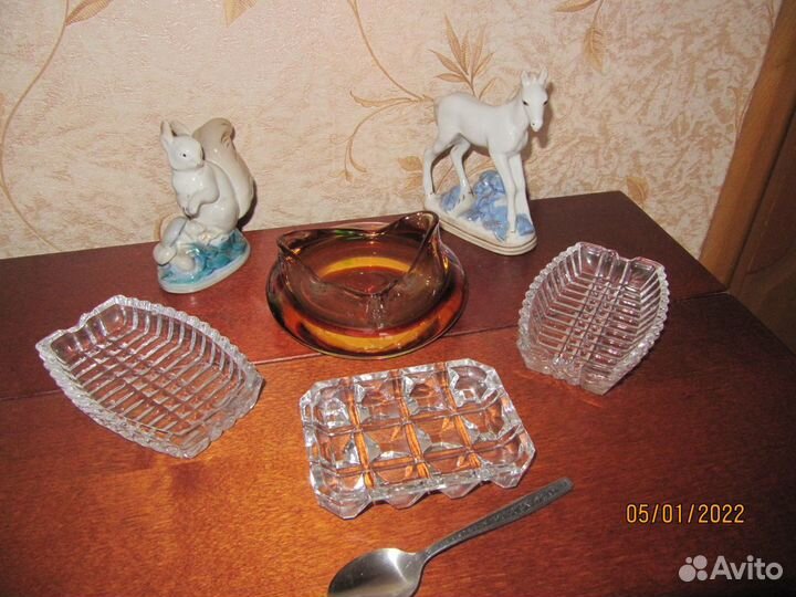 Пепельницы СССР. Разные 4шт