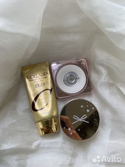 Набор косметики. Пудра прозрачная, bb-крем