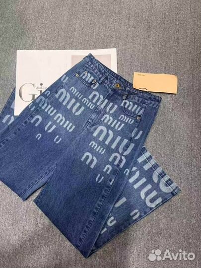 Джинсы miu miu