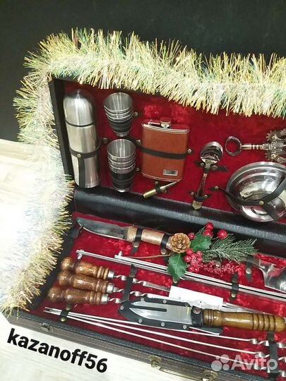 Подарок начальнику / набор шампуров