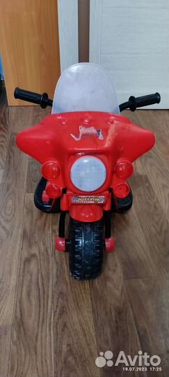 Детский мотоцикл на аккумуляторе бу