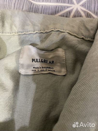 Джинсовая куртка pull bear