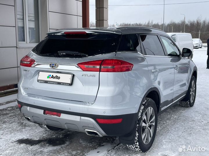 Geely Atlas 2.4 AT, 2018, 90 000 км