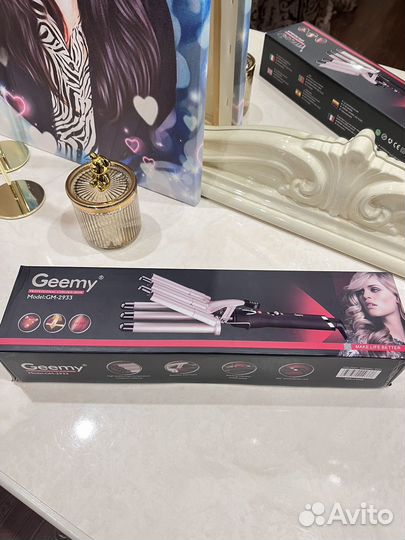 Плойка для волос пятиволновая Geemy