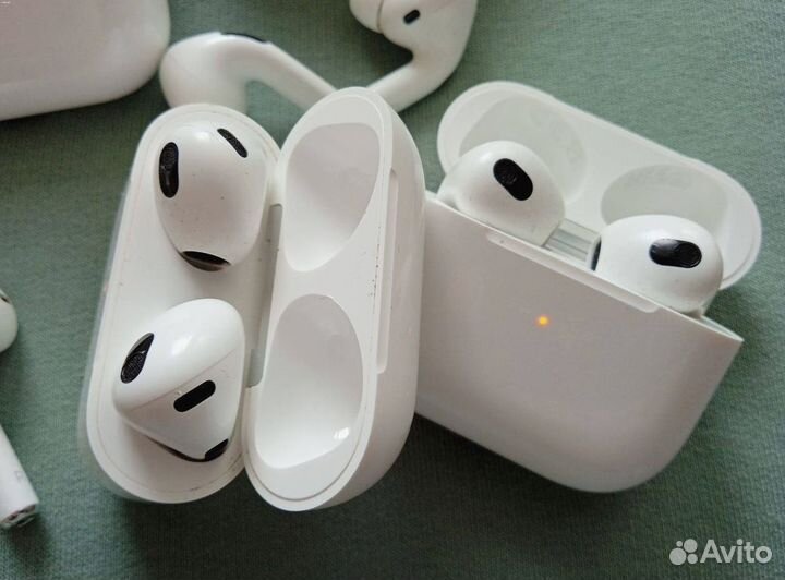 Airpods 2, 3, pro, pro 2 ориг по частям